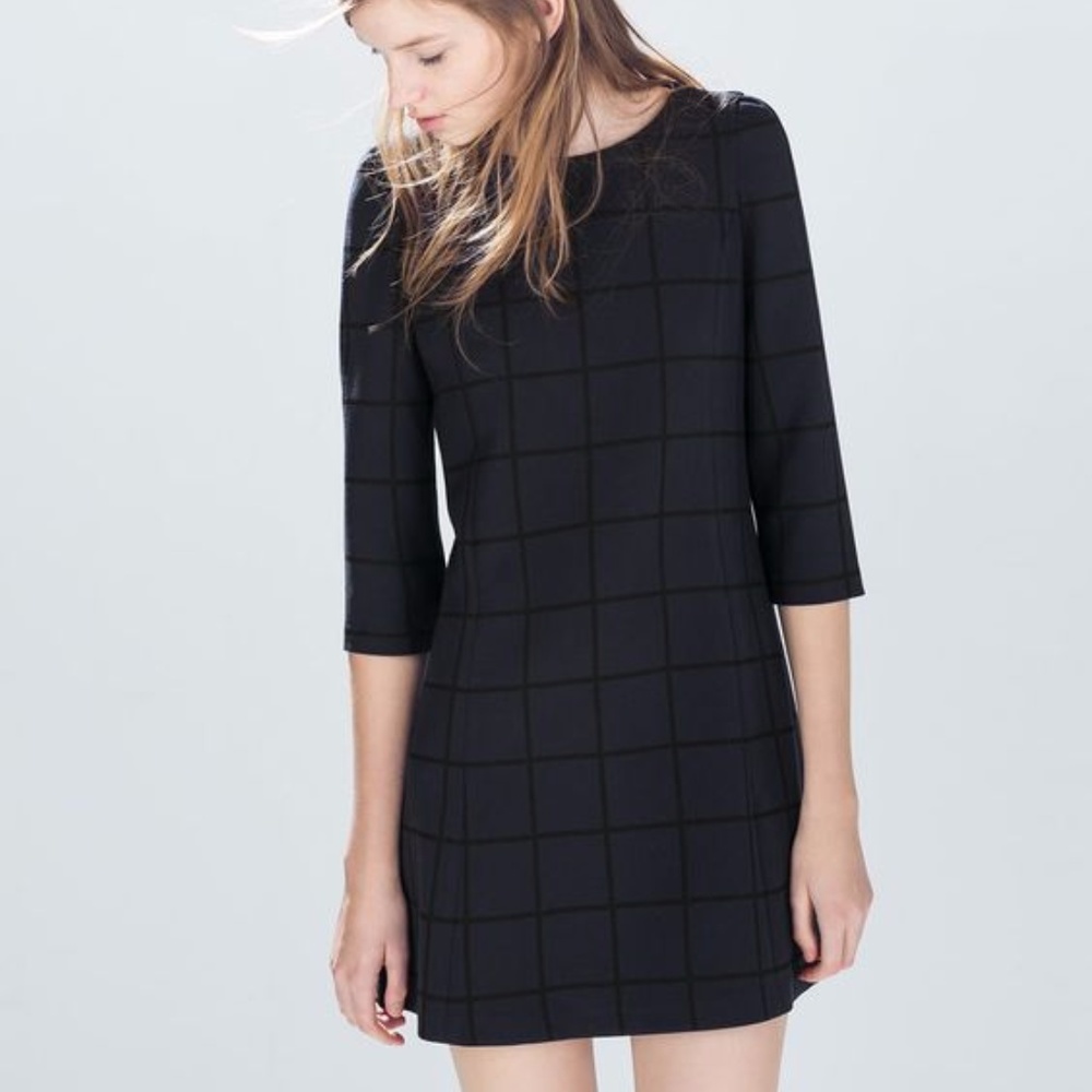 ZARA PLAID DRESS